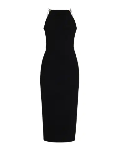 Cult Gaia Cassi Faux Pearl-Embellished Backless Knit Midi Dress | Thumbnail 1 Cult Gaia Cassi Faux Pearl-Embellished Backless Knit Midi Dress | Thumbnail 1