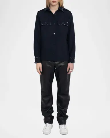 Zadig & Voltaire Taskam Tailored Strass Overshirt | Thumbnail 2 Zadig & Voltaire Taskam Tailored Strass Overshirt | Thumbnail 2