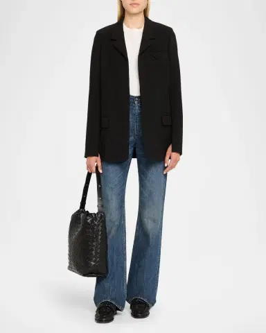 Bottega Veneta Leather Drawstring Shoulder Bag | Thumbnail 4 Bottega Veneta Leather Drawstring Shoulder Bag | Thumbnail 4