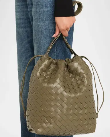 Bottega Veneta Leather Drawstring Shoulder Bag | Thumbnail 6 Bottega Veneta Leather Drawstring Shoulder Bag | Thumbnail 6