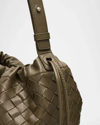 Bottega Veneta Leather Drawstring Shoulder Bag | Thumbnail 10 Bottega Veneta Leather Drawstring Shoulder Bag | Thumbnail 10