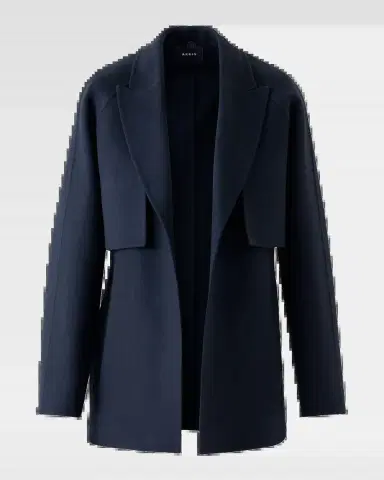 Akris Duo Cashmere Double-Face Wrap Coat With Detachable Bolero | Thumbnail 5 Akris Duo Cashmere Double-Face Wrap Coat With Detachable Bolero | Thumbnail 5