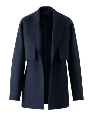 Akris Duo Cashmere Double-Face Wrap Coat With Detachable Bolero | Thumbnail 1 Akris Duo Cashmere Double-Face Wrap Coat With Detachable Bolero | Thumbnail 1