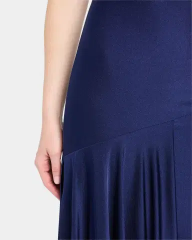 Chiara Boni La Petite Robe Asymmetric Draped Jersey Halter Gown | Thumbnail 5 Chiara Boni La Petite Robe Asymmetric Draped Jersey Halter Gown | Thumbnail 5
