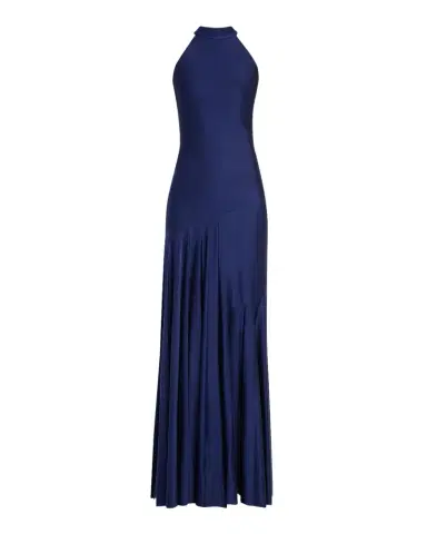 Chiara Boni La Petite Robe Asymmetric Draped Jersey Halter Gown | Thumbnail 1 Chiara Boni La Petite Robe Asymmetric Draped Jersey Halter Gown | Thumbnail 1