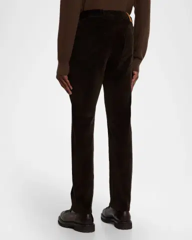 ZEGNA Men's Cashco Corduroy Slim Five-Pocket Pants | Thumbnail 2 ZEGNA Men's Cashco Corduroy Slim Five-Pocket Pants | Thumbnail 2