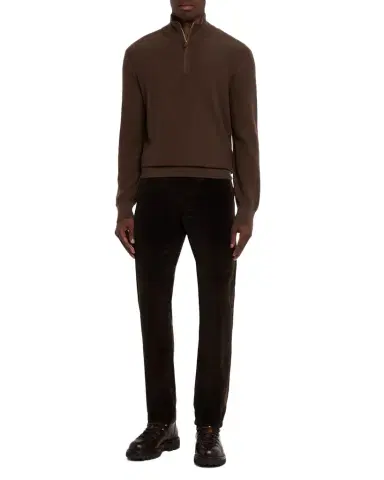 ZEGNA Men's Cashco Corduroy Slim Five-Pocket Pants | Thumbnail 1 ZEGNA Men's Cashco Corduroy Slim Five-Pocket Pants | Thumbnail 1