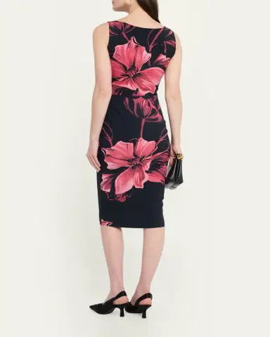 Chiara Boni La Petite Robe Floral-Print Bodycon Dress | Thumbnail 3 Chiara Boni La Petite Robe Floral-Print Bodycon Dress | Thumbnail 3