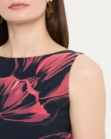 Chiara Boni La Petite Robe Floral-Print Bodycon Dress | Thumbnail 5 Chiara Boni La Petite Robe Floral-Print Bodycon Dress | Thumbnail 5