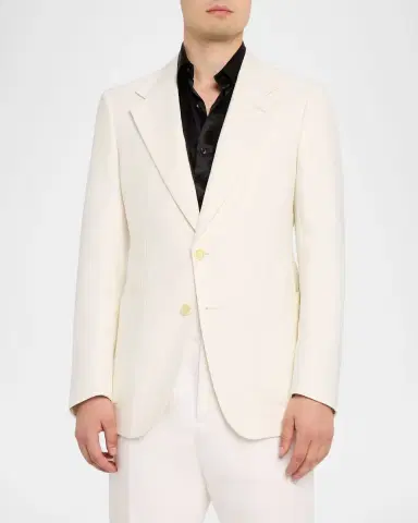 TOM FORD Men 's Dyllan Silk Tuxedo Jacket | Thumbnail 4 TOM FORD Men 's Dyllan Silk Tuxedo Jacket | Thumbnail 4