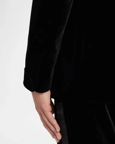 TOM FORD Men's Shelton Velvet Peak Lapel Dinner Jacket | Thumbnail 8 TOM FORD Men's Shelton Velvet Peak Lapel Dinner Jacket | Thumbnail 8
