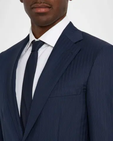 Brioni Men 's Tonal Striped Wool Two-Piece Suit | Thumbnail 6 Brioni Men 's Tonal Striped Wool Two-Piece Suit | Thumbnail 6