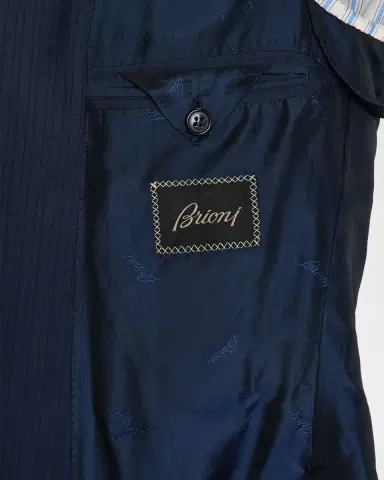 Brioni Men 's Tonal Striped Wool Two-Piece Suit | Thumbnail 7 Brioni Men 's Tonal Striped Wool Two-Piece Suit | Thumbnail 7