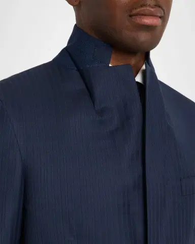 Brioni Men 's Tonal Striped Wool Two-Piece Suit | Thumbnail 8 Brioni Men 's Tonal Striped Wool Two-Piece Suit | Thumbnail 8