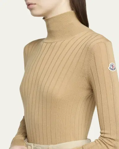 Moncler Wool-Cashmere Turtleneck Sweater | Thumbnail 4 Moncler Wool-Cashmere Turtleneck Sweater | Thumbnail 4