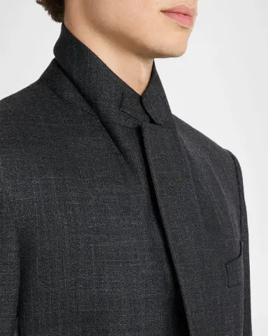 TOM FORD Men's Shelton Sharkskin Sports Jacket | Thumbnail 6 TOM FORD Men's Shelton Sharkskin Sports Jacket | Thumbnail 6