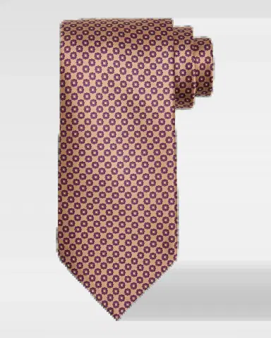 Stefano Ricci Men's Squared Flower Silk Tie | Thumbnail 2 Stefano Ricci Men's Squared Flower Silk Tie | Thumbnail 2