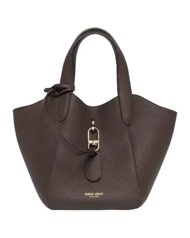 Giorgio Armani Small Grain Leather Tote Bag | Thumbnail 1 Giorgio Armani Small Grain Leather Tote Bag | Thumbnail 1