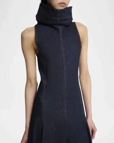 Jacquemus Triangle De-Nimes Denim Maxi Dress | Thumbnail 5 Jacquemus Triangle De-Nimes Denim Maxi Dress | Thumbnail 5