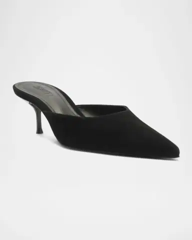 Schutz Julie Suede Mule Pumps | Thumbnail 2 Schutz Julie Suede Mule Pumps | Thumbnail 2