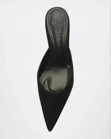 Schutz Julie Suede Mule Pumps | Thumbnail 4 Schutz Julie Suede Mule Pumps | Thumbnail 4