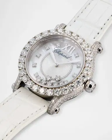 Chopard 36mm Happy Sport Joaillerie Watch with Diamonds and MOP Dial | Thumbnail 2 Chopard 36mm Happy Sport Joaillerie Watch with Diamonds and MOP Dial | Thumbnail 2