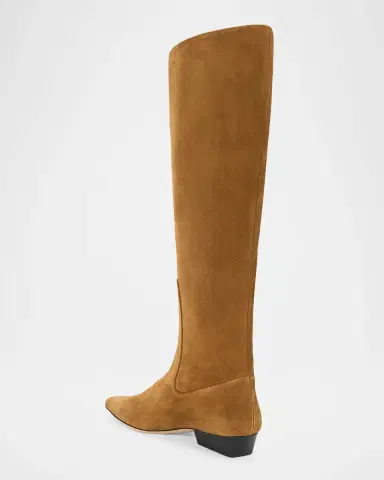 Staud Wally Suede Flat Knee-High Boots | Thumbnail 2 Staud Wally Suede Flat Knee-High Boots | Thumbnail 2