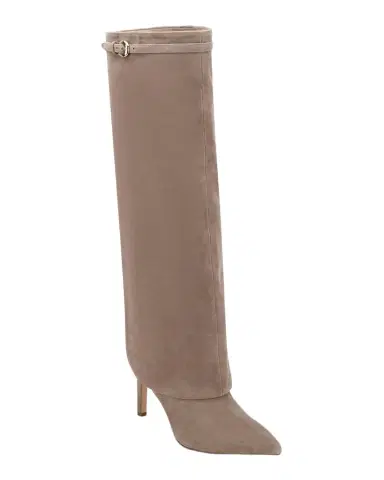 Marc Fisher LTD Naples Suede Foldover Knee-High Boots | Thumbnail 1 Marc Fisher LTD Naples Suede Foldover Knee-High Boots | Thumbnail 1