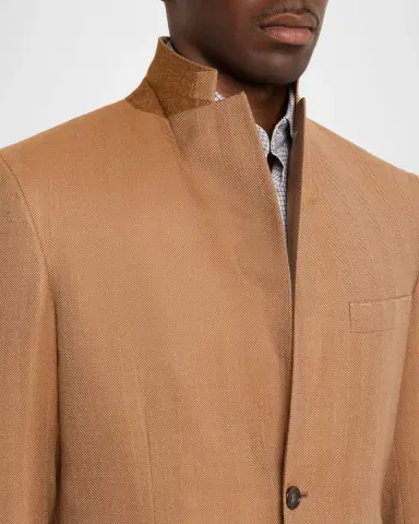 Brioni Men 's Single-Breasted Herringbone Blazer | Thumbnail 7 Brioni Men 's Single-Breasted Herringbone Blazer | Thumbnail 7