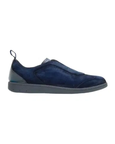 Santoni Men's Lume Suede Stretch-Lace Low-Top Sneakers | Thumbnail 1 Santoni Men's Lume Suede Stretch-Lace Low-Top Sneakers | Thumbnail 1