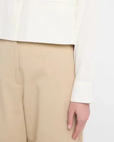 Weekend Max Mara Svago Cropped Boxy Cotton Shirt | Thumbnail 4 Weekend Max Mara Svago Cropped Boxy Cotton Shirt | Thumbnail 4