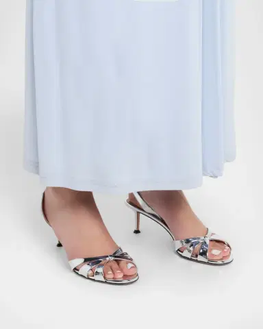 Aquazzura 50mm Tati Shiny Specchio Halter Sandals | Thumbnail 2 Aquazzura 50mm Tati Shiny Specchio Halter Sandals | Thumbnail 2