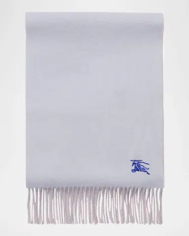 Burberry Cashmere Embroidered EKD Scarf | Thumbnail 4 Burberry Cashmere Embroidered EKD Scarf | Thumbnail 4