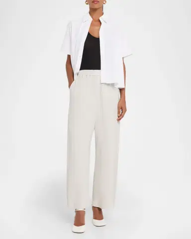 Loewe Barrel-Leg Pull-On Trousers | Thumbnail 2 Loewe Barrel-Leg Pull-On Trousers | Thumbnail 2