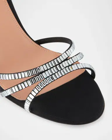 Aquazzura Memoire Crystal Grosgrain Halter Sandals | Thumbnail 5 Aquazzura Memoire Crystal Grosgrain Halter Sandals | Thumbnail 5