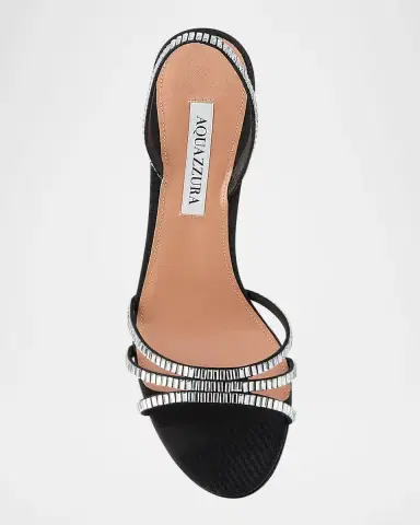 Aquazzura Memoire Crystal Grosgrain Halter Sandals | Thumbnail 6 Aquazzura Memoire Crystal Grosgrain Halter Sandals | Thumbnail 6