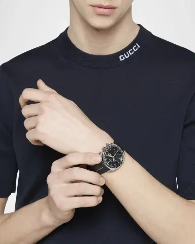 Gucci Interlocking 41mm Stainless Steel Rubber-Strap Watch | Thumbnail 3 Gucci Interlocking 41mm Stainless Steel Rubber-Strap Watch | Thumbnail 3