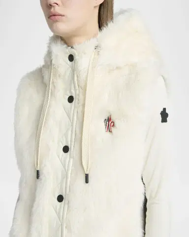 Moncler Grenoble Arve Hooded Teddy Down Vest | Thumbnail 5 Moncler Grenoble Arve Hooded Teddy Down Vest | Thumbnail 5