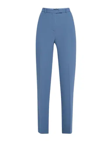 Emporio Armani Cropped Slim-Fit Pique Trousers | Thumbnail 1 Emporio Armani Cropped Slim-Fit Pique Trousers | Thumbnail 1