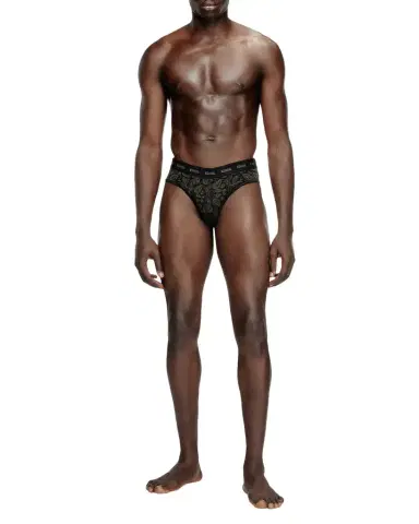 Diesel Men's Andre Logo Waistband 3-Pack Boxer Briefs | Thumbnail 1 Diesel Men's Andre Logo Waistband 3-Pack Boxer Briefs | Thumbnail 1