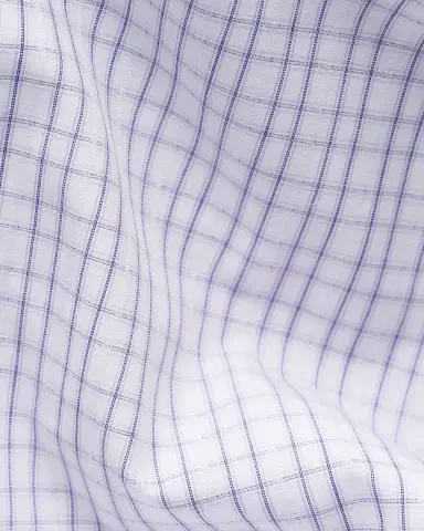 Eton Men's Elevated Grid Check Supima 120 Contemporary-Fit Dress Shirt | Thumbnail 2 Eton Men's Elevated Grid Check Supima 120 Contemporary-Fit Dress Shirt | Thumbnail 2