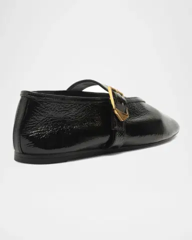 Schutz Courtney Leather Buckle Flats | Thumbnail 3 Schutz Courtney Leather Buckle Flats | Thumbnail 3