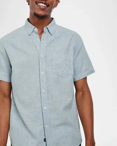 Rails Men 's Fairfax Cotton Pocket Short-Sleeve Shirt | Thumbnail 5 Rails Men 's Fairfax Cotton Pocket Short-Sleeve Shirt | Thumbnail 5