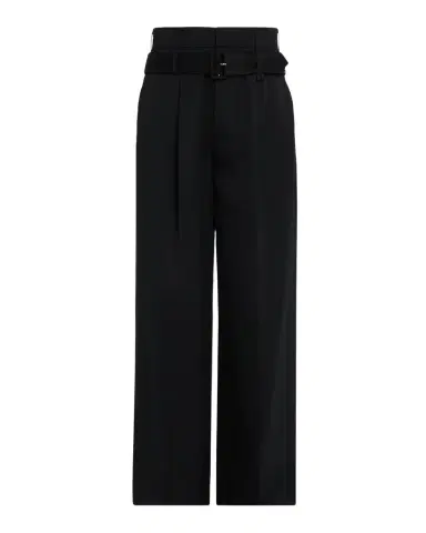 Simone Rocha Men's High-Rise Wide Trousers with Belt | Thumbnail 1 Simone Rocha Men's High-Rise Wide Trousers with Belt | Thumbnail 1