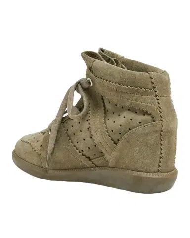 Isabel Marant Bobby Suede Wedge Sneakers | Thumbnail 1 Isabel Marant Bobby Suede Wedge Sneakers | Thumbnail 1