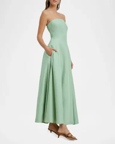 Favorite Daughter The Favorite Linen Dress | Thumbnail 3 Favorite Daughter The Favorite Linen Dress | Thumbnail 3