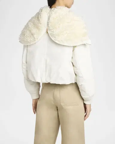 Moncler Nisiro Short Down Bomber Jacket | Thumbnail 2 Moncler Nisiro Short Down Bomber Jacket | Thumbnail 2