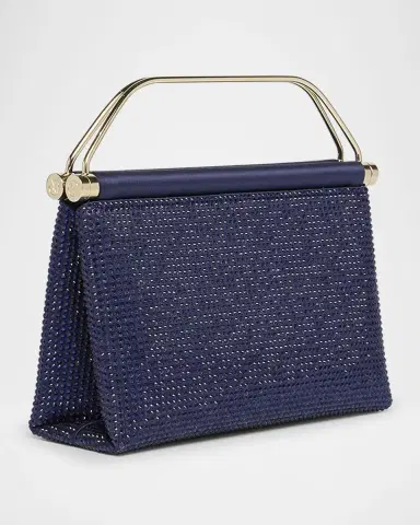 Giorgio Armani Avenue Rhinestone Satin Top-Handle Bag | Thumbnail 3 Giorgio Armani Avenue Rhinestone Satin Top-Handle Bag | Thumbnail 3