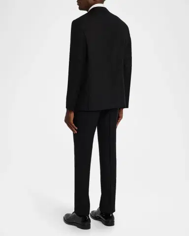 Canali Men's Textured Wool Peak Lapel Suit | Thumbnail 2 Canali Men's Textured Wool Peak Lapel Suit | Thumbnail 2