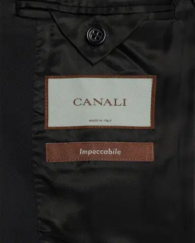 Canali Men's Textured Wool Peak Lapel Suit | Thumbnail 5 Canali Men's Textured Wool Peak Lapel Suit | Thumbnail 5